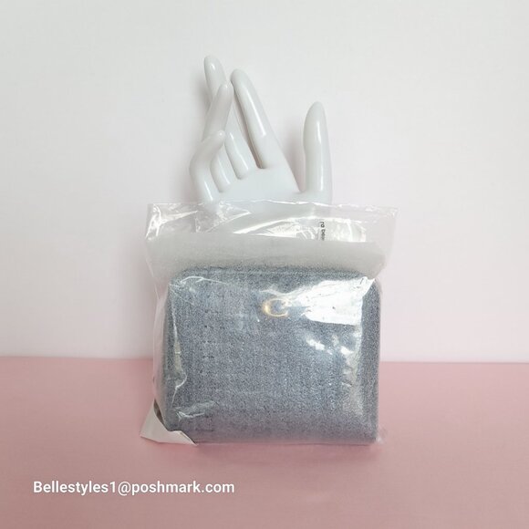 COACH Billfold Small Wallet in Denim Fabric- Deep Blue color⭐ - Picture 16 of 16